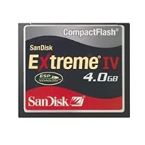 SanDisk SDCFX4-4096-901 4GB Extreme IV CompactFlash Card