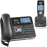 AT&T TL74108 5.8 DSS Corded/Cordless Answering System (Black)