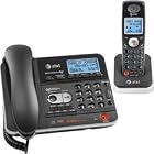 AT&T TL74108 5.8 DSS Corded Cordless Answering System (Black) by AT&T