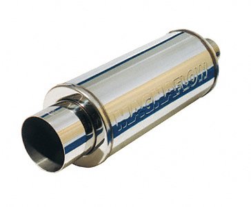 MagnaFlow 14843 Race Series Polished Stainless Steel Round Muffler with Tip