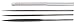 General Tools S477 4 Piece Swiss Pattern Needle File Set