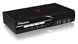 Aluratek AKSUP04D - 4 Port USB 2.0 DVI KVM Switch With Cables