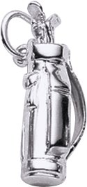 Golf Clubs Charm by Rembrandt Charms