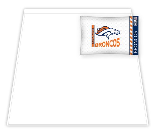 NFL Denver Broncos Micro Fiber Sheet Set Twin