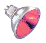 Ushio 1003200 - EXT/MG/FG JR12V-50W/SP12/FG/Magenta - 50 Watt Magenta MR16 Light Bulb, 12 Degree Beam