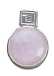 Solid Sterling Silver Rose Quartz Pendant