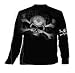 Aiche' Bones Live T-Shirt 100% Cotton Long Sleeve Shirt