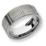 Tungsten 9mm and Polished Band TU42-10