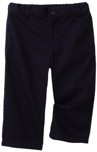 Hartstrings Baby-boys Infant Twill Flat Front Pant, Navy, 18 Months