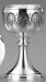 SKS Artina Pewter 'Residenz' Wine Goblet
