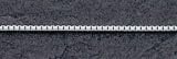Sterling Silver 1.25mm Box Chain Necklace (Available in Different Sizes)