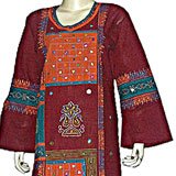 Ladies Shalincraft Kaftan Dress Long Sleeve Evening Gown Cotton Size M (kftn763)