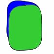 Fondale Background Pieghevole DynaSun RE2010 Blu/Verde Chromakey 150x200cm Doubleface con Borsa