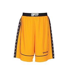 Spalding Basketball Hose Play-Off Short Men gelb/schwarz, Größe L