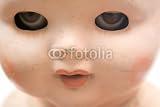 Wallmonkeys Peel and Stick Wall Decals - Weird Doll Face - Removable Graphic