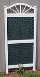Duratrel Green Sunburst Lattice Trellis 28"x62"