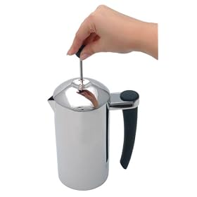 Kitchen Craft Le'Xpress Double Walled Stainless Steel Contemporary Coffee Press 8 cup