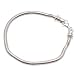 Sterling Silver Caprice Snake Chain European Italian Bracelet 8