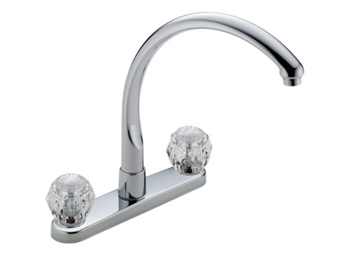 Delta Waterfall 2176 Two Handle Kitchen Faucet, Chrome