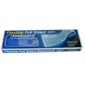 Dekcell CPA-1026 USB Flexible, Foldable and Spill Proof Silicone Keyboard