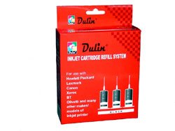 Dulin Nachfülltinte Black - 3x30 ml auf Spritzen 