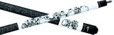 Action ACT60 - Adventure Series Black and White Stacked Skull Pool Cue Stick
