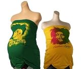 Bob Marley Rasta Maternity Tube Top by ROCKSTARMOMS