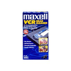 Maxell VP-100 VHS Dry Tape Video Head Cleaner