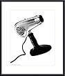 Art Poster Metal Framed Print - Dominion Hairdryer - Artist: Chris Williamson- Poster Size: 20 X 16