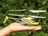 New Syma 3 Channel S107 Mini Indoor Co-Axial Metal Body Frame & Built-in Gyroscope RC Remote Controlled Helicopter Yellow