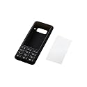 ELECOM au iida INFOBAR C01 シリコンケース ブラック PA-SHC01SCBK