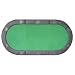 JP Commerce Padded Texas Hold'em Folding Poker Table Top in Green