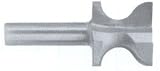 6045 CARBIDE-TIP WINDOW SILL EDGE/FINGER PULL ROUTER BIT 7/32 RADIUS X 13/16 PROFILE LENGTH