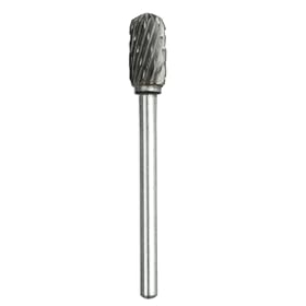 Buy 1 8 Shank Double-Cut Carbide Grinding Burr - 1 4 Bull-Nose Cylinder - Fits Dremel by CB now!