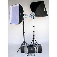 JTL DL-360 Versalight E Kit, with 2 Versalight E-360 Monolights, SoftBoxes & Connectors, Stands, Studio Carrying Case & Bonus Digifirer Kit