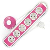 Produkt-Bild: Steckdosenleiste Money Saver 8020 Pink - Stop dem Stromklau