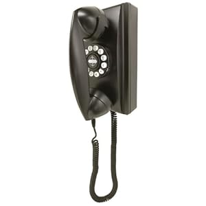 Crosley 302 Wall Phone CR55-Black