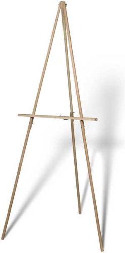 Childrens Toyshop  Toys : American Easel AE4002 Dark Walnut Stain Tripod 68 Inch