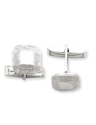 Sterling Silver Square Cuff Links
