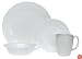 Corelle Livingware Winter Frost 16-Piece Dinnerware Set, Service for 4