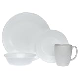 CorelleLivingware16-PieceDinnerwareSetServicefor4,WinterFrost