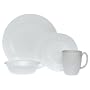 Corelle Livingware 16-Piece Dinnerware Set Service for 4, Winter Frost