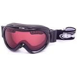 Bolle Nebula Smaller Sized Ski Goggles - Black Frame & Vermillon Lens