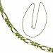 14K Yellow Gold Handy Figaro Link Chain