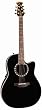 Ovation 2077 LX Legend Contour Acoustic-Electric Guitar w/ Case - Black