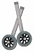 Universal Wheels 5" Wheels Universal 5' Wheels and now new 3' wheels feature 1' tubing with two-sided positioning holes that allow them to be used with most leading manufacturers walkers. They allow for eight height adjustments. Included rear glide caps provide easy mobility over most surfaces. Product photo may not exactly match the product offered for sale. Please refer to the product description.
