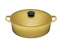 Le Creuset Cast Iron Oval Casserole, Olive, 27 cm