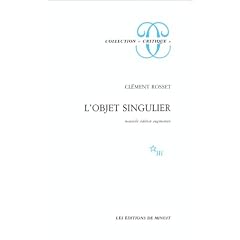 L'objet singulier