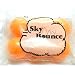 Sky Bounce Orange Ping Pong Balls - 6 pack