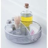 Mesh Condiment Spinner (silver) (7.25 dia x 2)